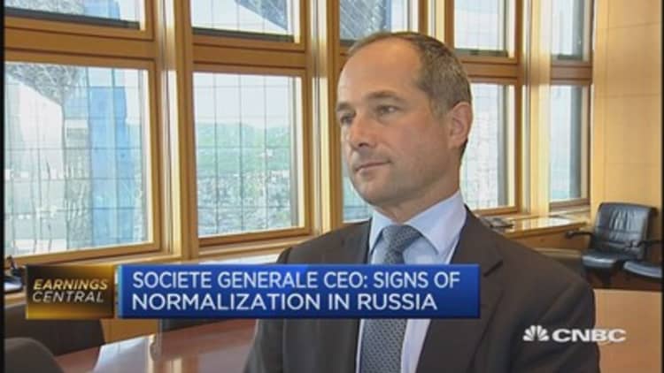 Russia showing signs of normalization: SocGen CEO