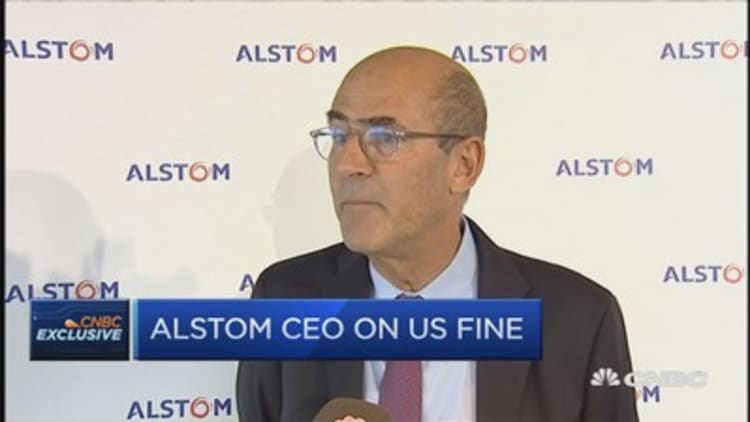 Alstom CEO on US fine