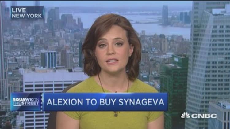 Rare disease stocks fly on Alexion acquisition