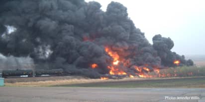 N.D. town evacuated after derailment