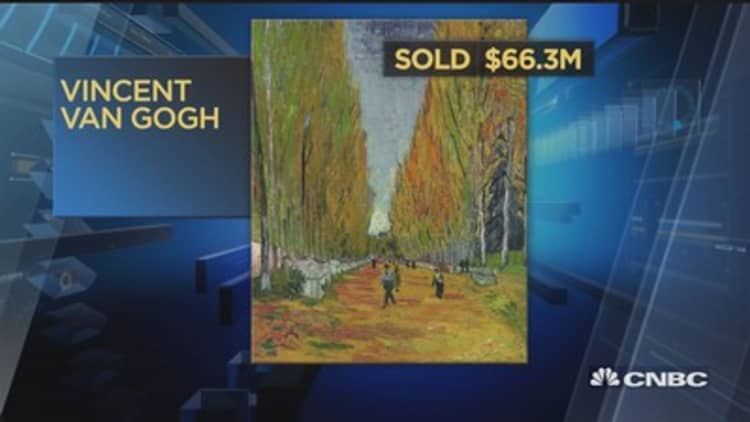 These paintings sold for over $50M