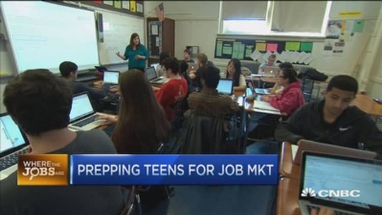 Creating jobs for teens