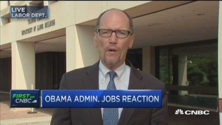 Jobs report solid and consistent: Thomas Perez