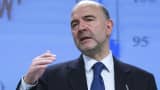 European Commissioner for Economic and Financial Affairs Pierre Moscovici speaks at the EU Commission headquarters in Brussels May 5, 2015.