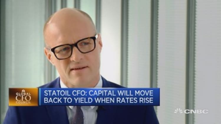 Rate hike will prompt rapid change: Statoil CFO 