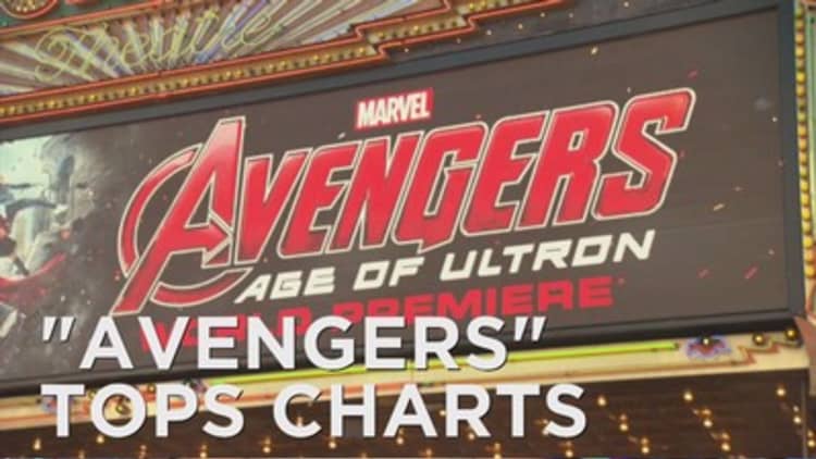 'Avengers' tops box office again
