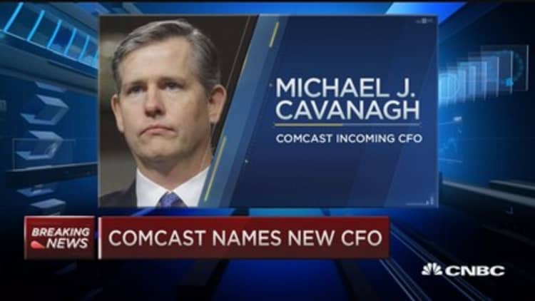 Comcast names new CFO