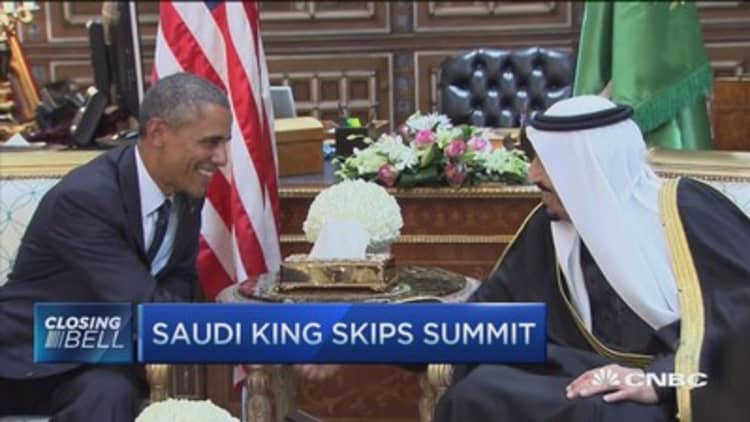 Saudi King snubs Obama