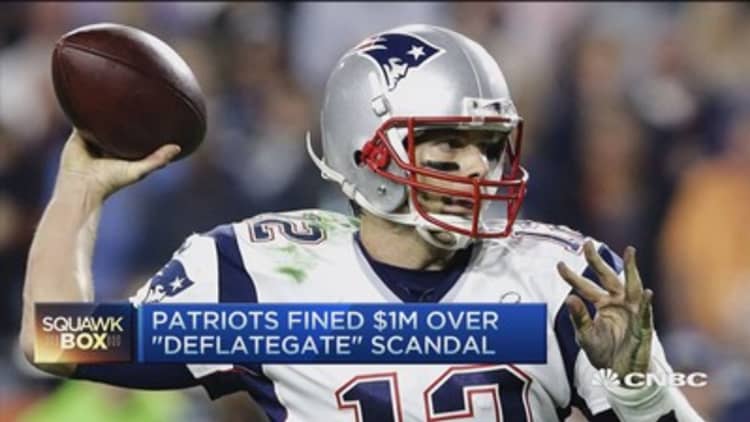 Tom Brady suspended in 'deflategate' scandal