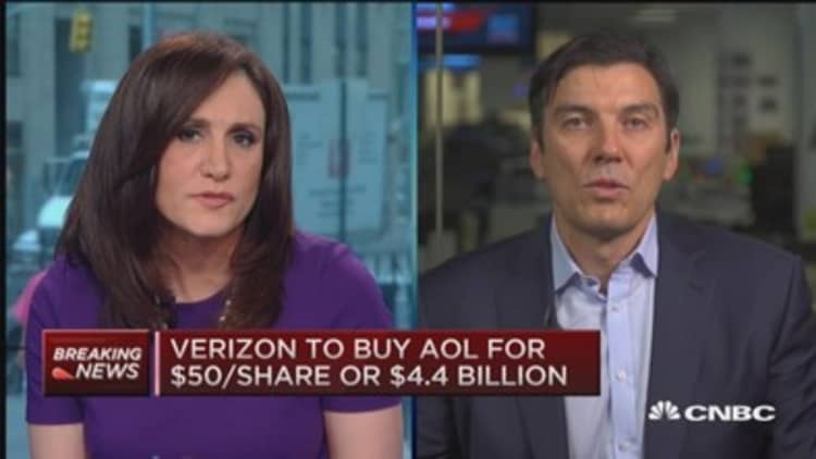 AOL CEO:  I'll be fully vested in Verizon