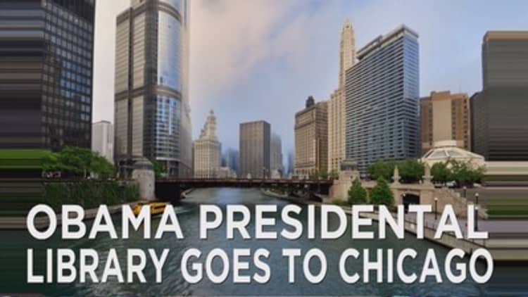 Obama Pres Library to open in Chicago