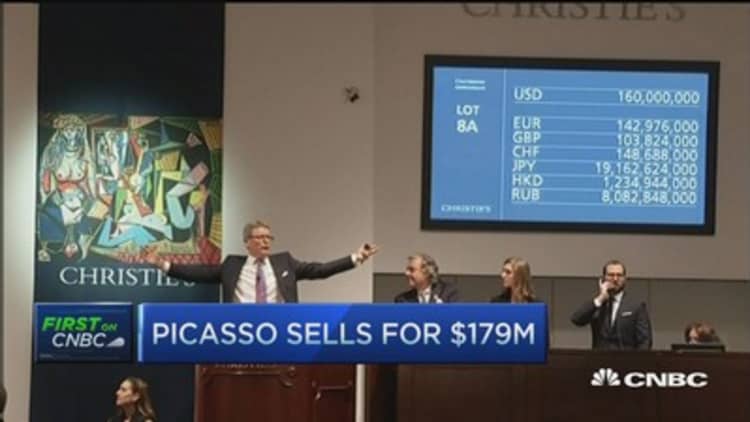 Picasso sells for record-high $179 million