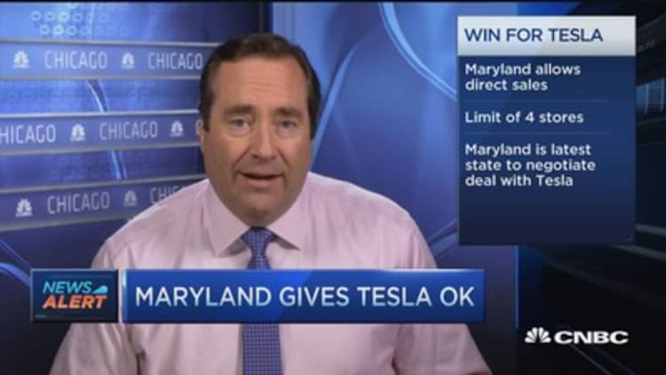 Maryland gives Tesla OK to sell direct