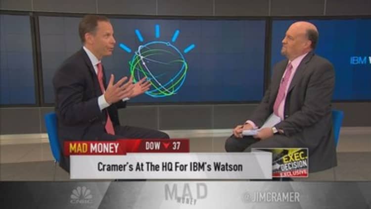 Cramer goes inside IBM's Watson