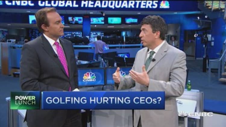 Golf a CEO slayer?
