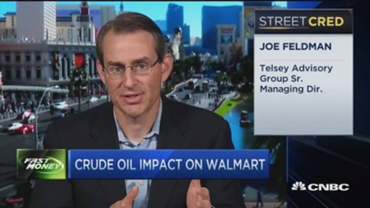 Crude oil's impact on Walmart