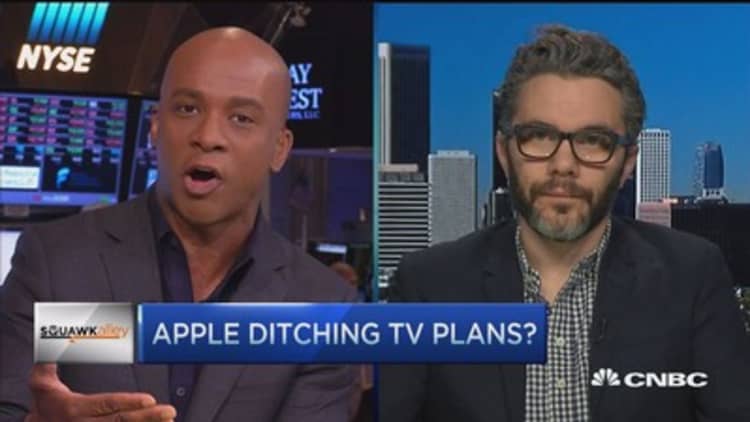 Apple ditches TV plans