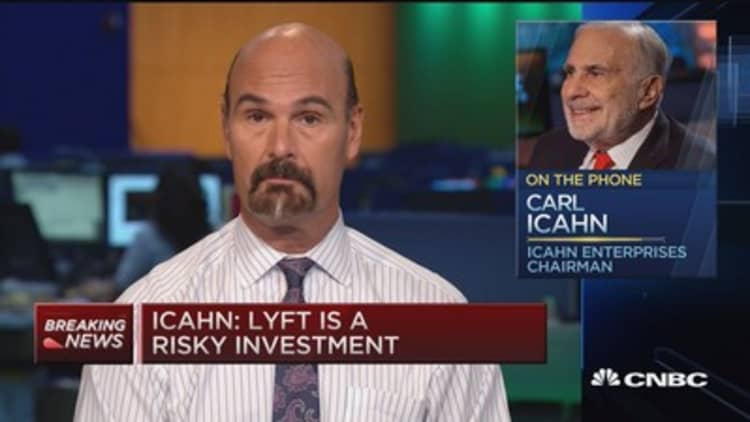 Icahn: Lyft, risky but compelling investment