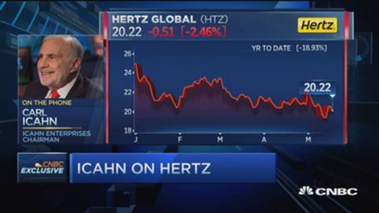 Icahn on Hertz: I don't buy stocks to lose money 
