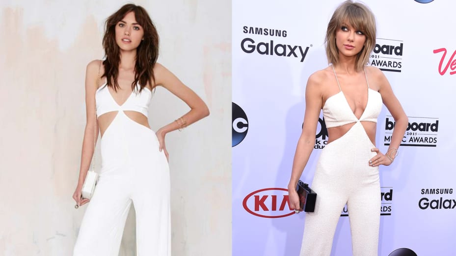 Taylor Swift's jumpsuit and the knockoff whoopsie