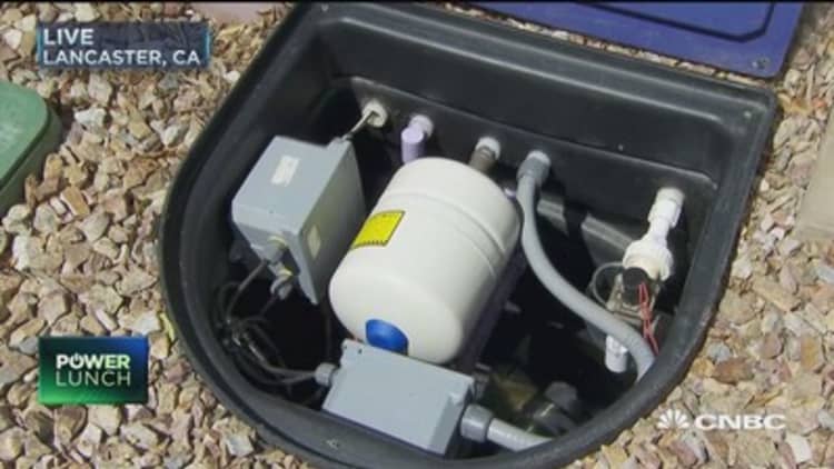 First in-home water recycling system 