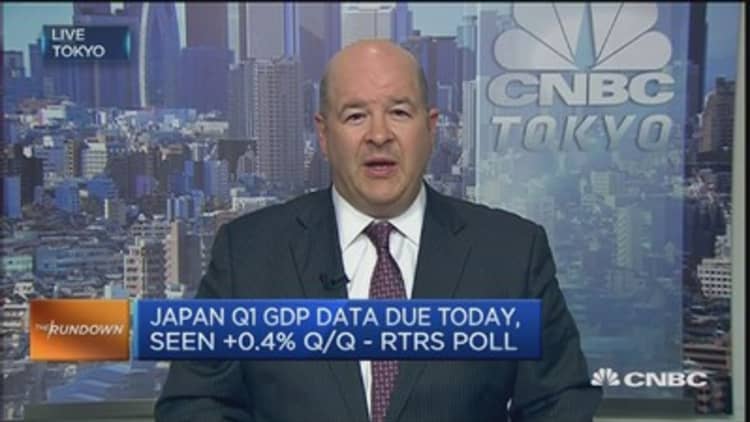Expect Japan Q1 GDP to be between 1.25-1.5%: Pro