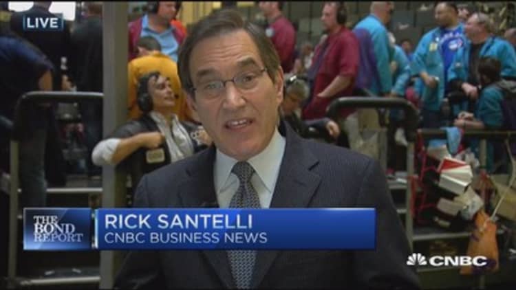 Santelli: Treasury rates near high close