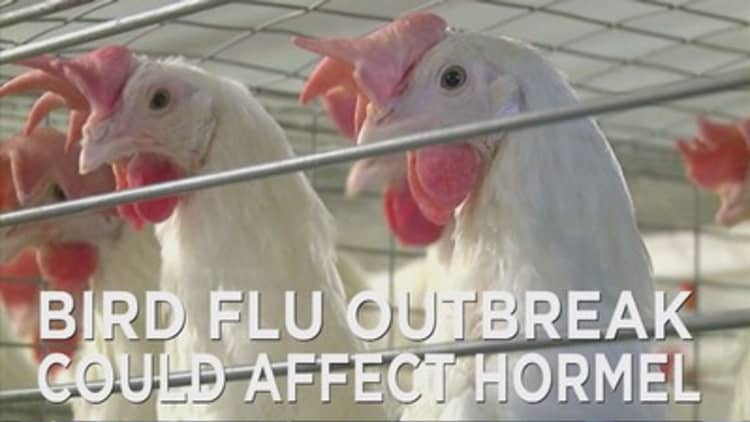 Bird flu outbreak could affect Hormel