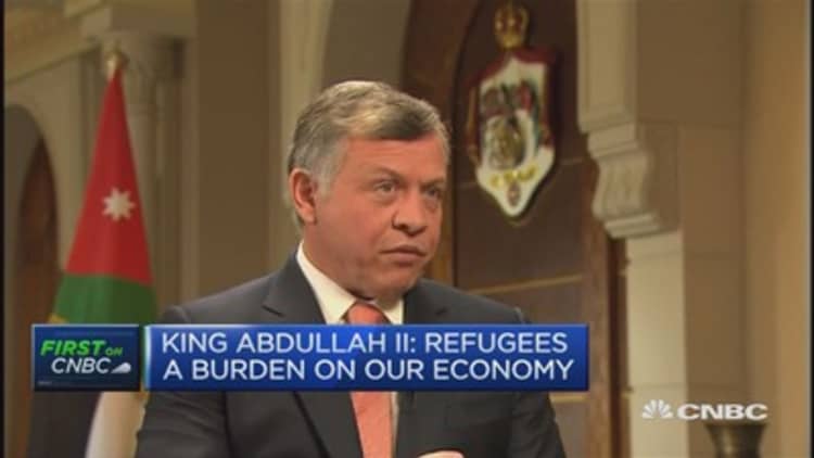 King Abdullah II of Jordan on the refugee crisis
