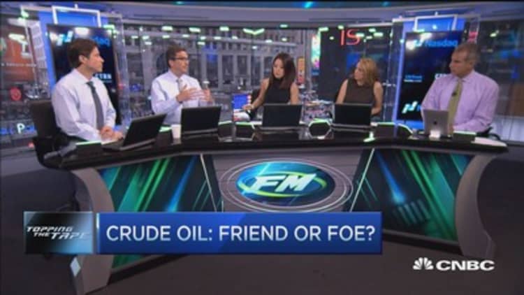 Crude oil: Friend or foe?