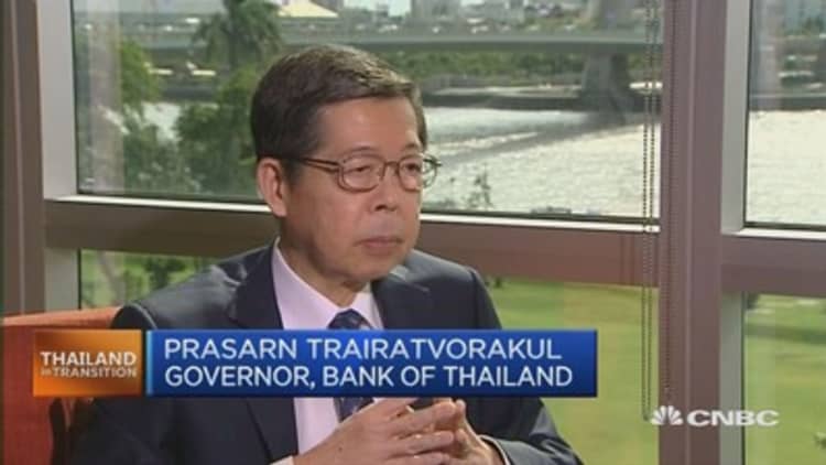 BOT: 'Happy with Thai baht at the moment'