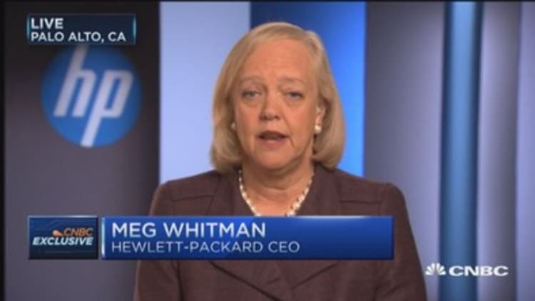 HP split the 'right thing to do': Meg Whitman