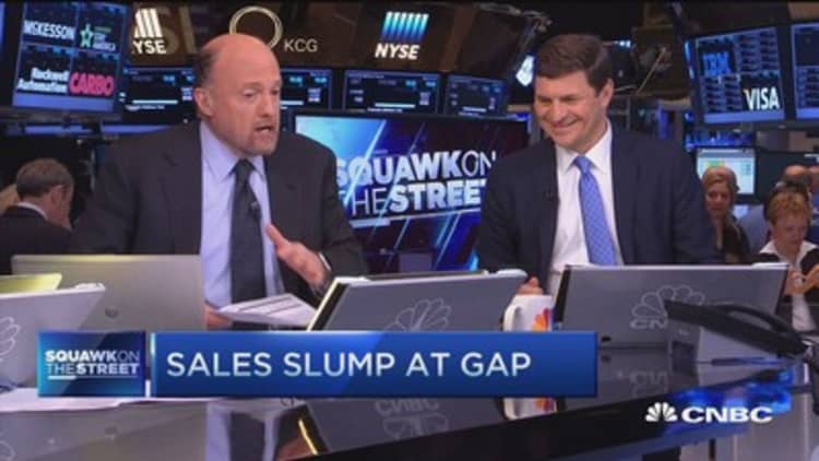 Cramer talks Gap earnings 