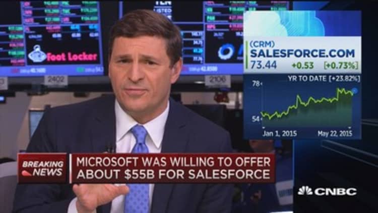 Microsoft-Salesforce held significant talks: Sources