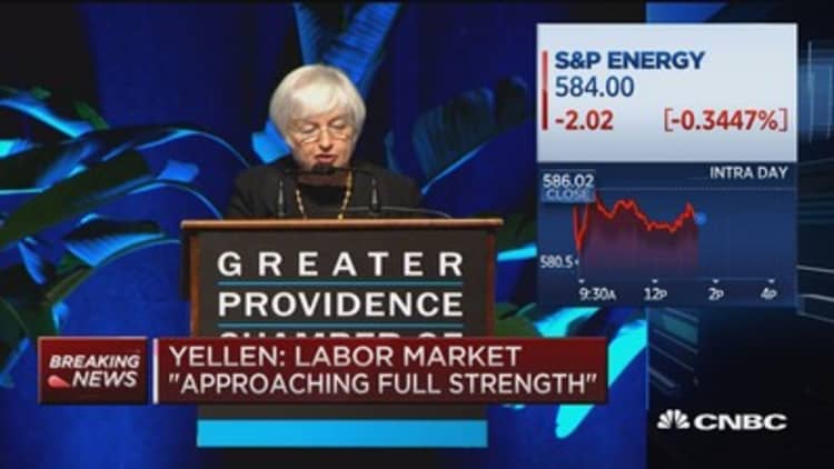 Yellen's economic & policy outlook