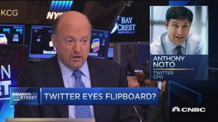 Cramer: Twitter 'constantly in motion doing nothing'