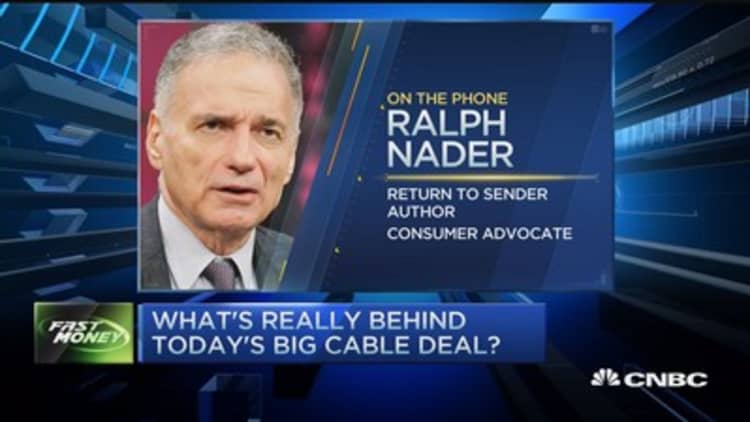 Nader: Charter-TWC deal not good for consumers
