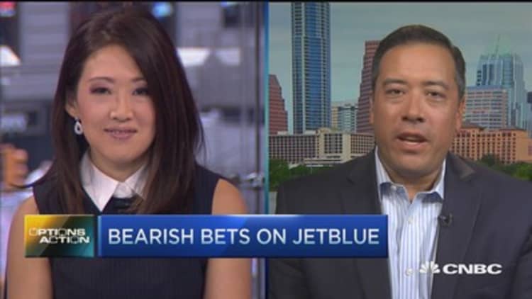 Options Action: More pain for JetBlue?