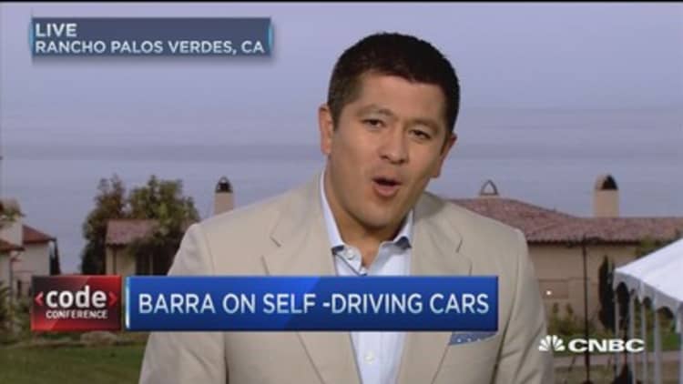 GM's Barra on self-driving cars 