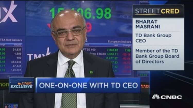 Our strategy is full service: TD Bank CEO