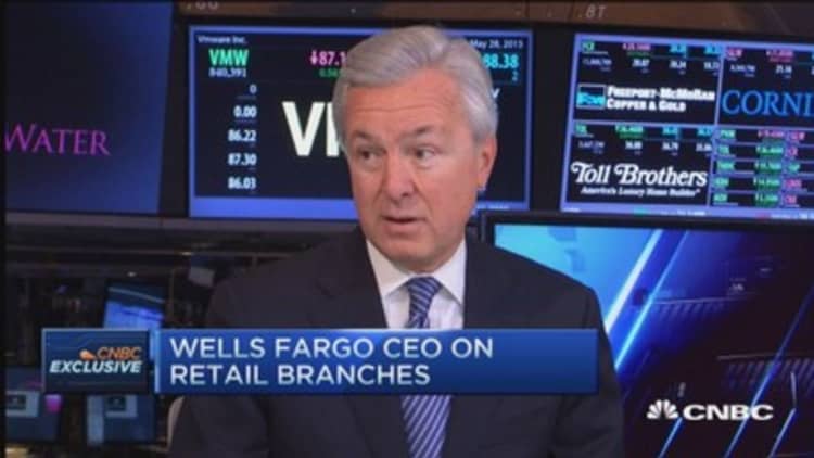 Branches important to ecosystem: Wells Fargo CEO 