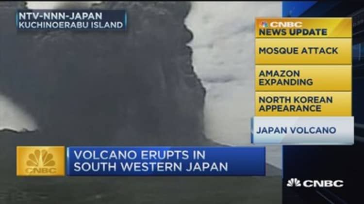 CNBC update: Japan volcano 
