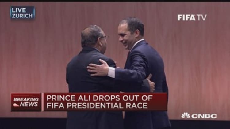 Prince Ali Bin al-Hussein withdraws from FIFA election