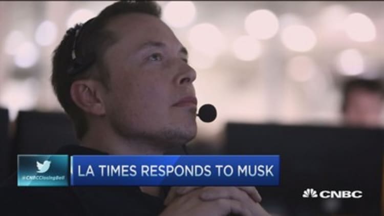 LA Times responds to Musk