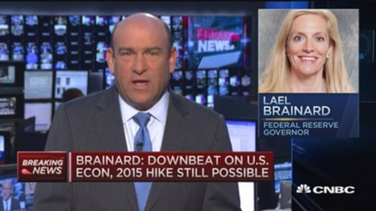 Fed's Brainard: Downbeat on US economy