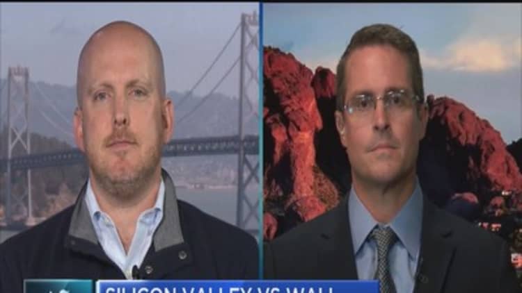 All for one vs. one for one; Silicon Valley vs. Wall St.