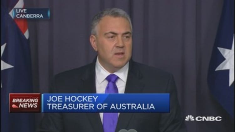 Hockey: Australia Q1 GDP is a 'good, solid result'