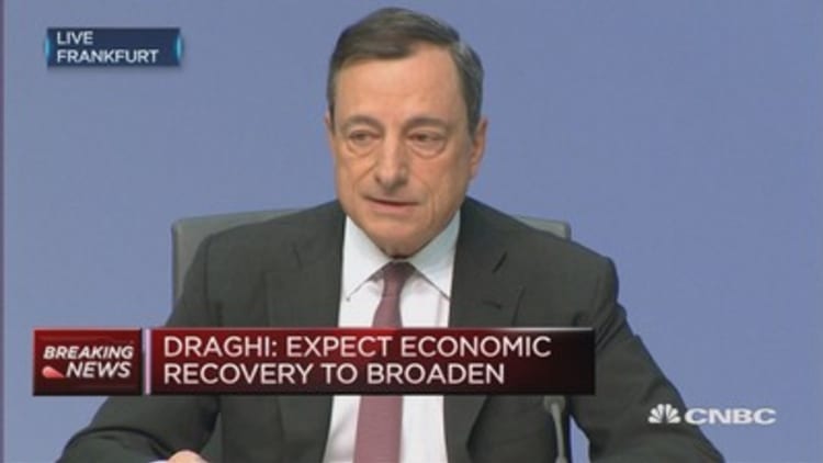 Expect economic recovery to broaden: ECB