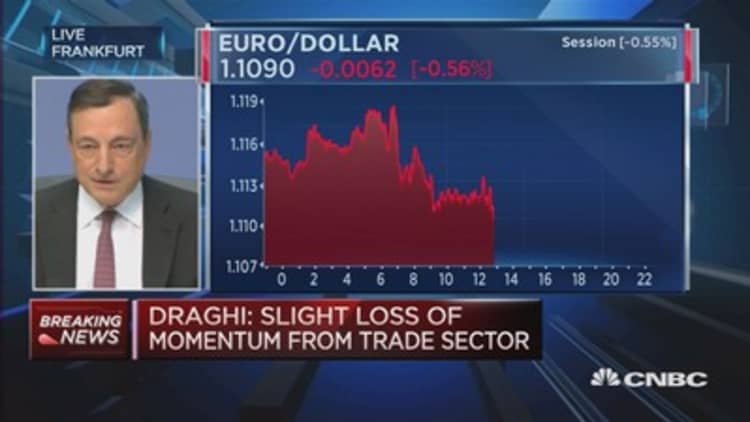 Draghi: Recovery on track