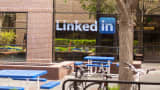 The LinkedIn building in Mountain View, California.